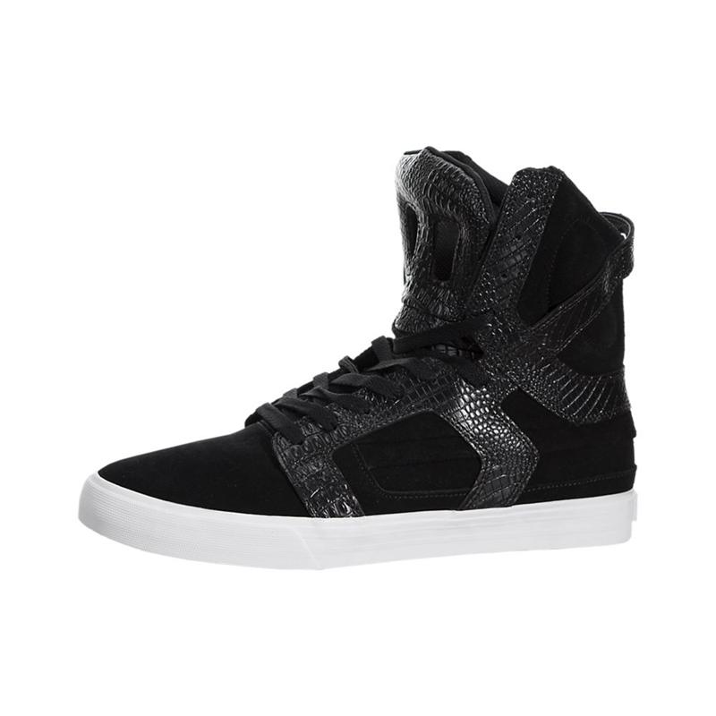 Buty Supra SKYTOP II - Sneakersy Wysokie Męskie - Czarne (NEWH-69531)